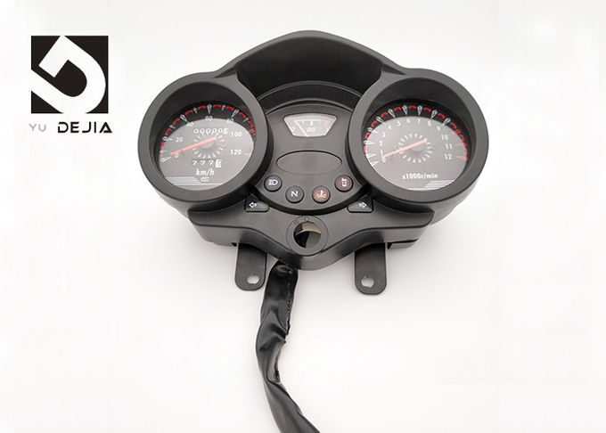 Low Warning Motorcycle Digital Speedometer Big Diamond Call Tips , Fuel Level Display